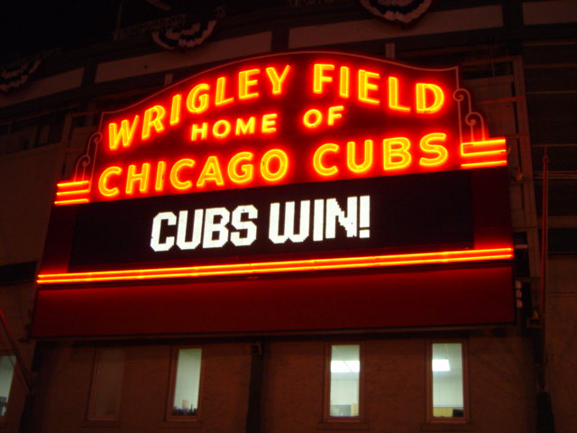 Wrigley Field marquee